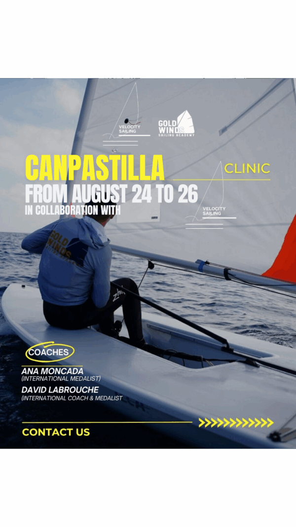 Ilca4 Gold Winds Summer Clinic Bufete Frau - Reserva de plaza